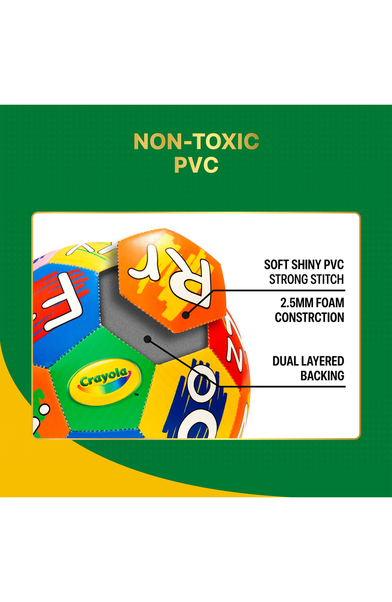 iconsportgroup Alphabet Explorer Soccer Ball, Alternate, color, Alphabet Explorer Multi