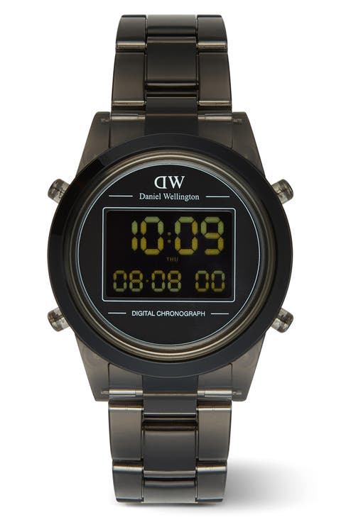 Retro Digital Bracelet Watch, 36mm