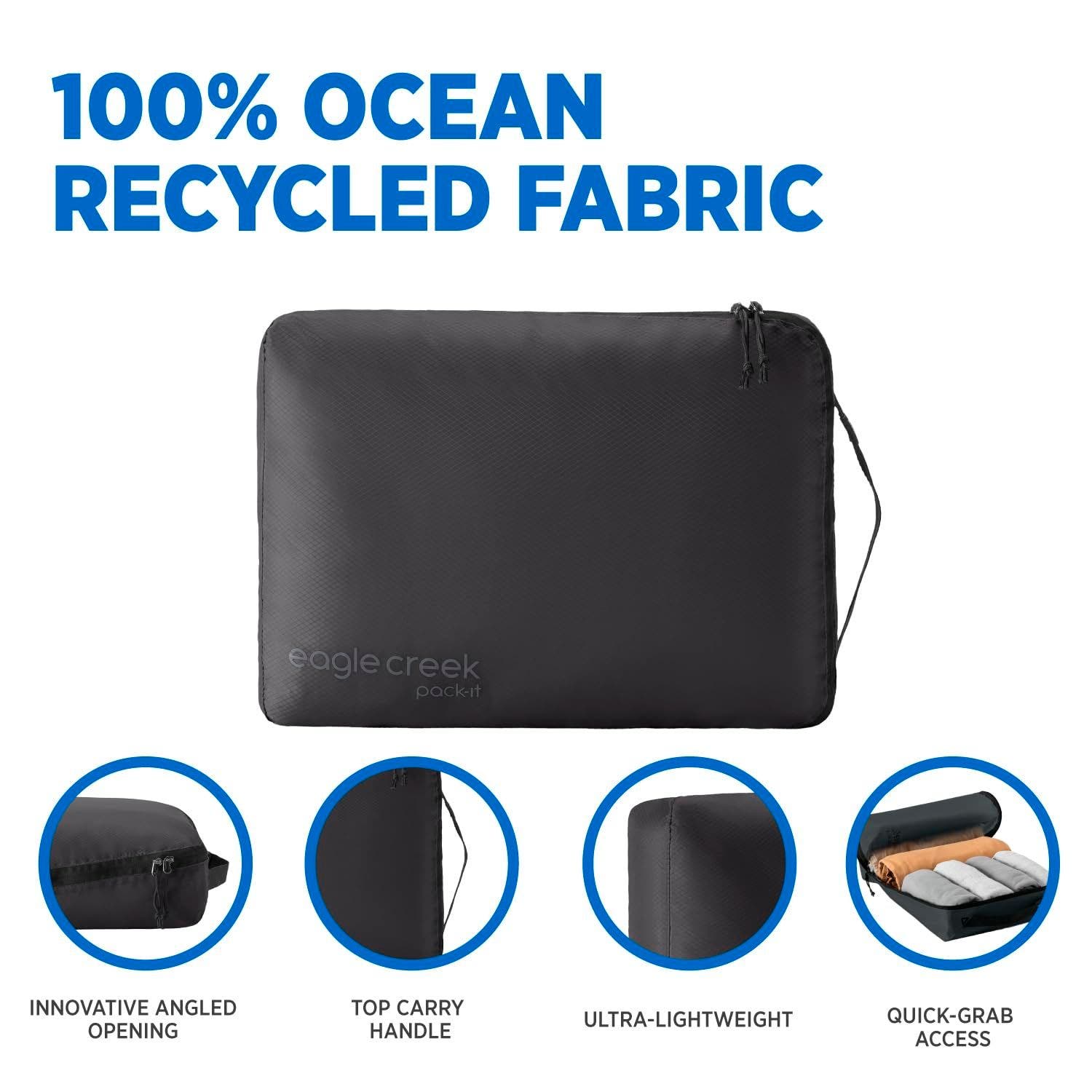 EAGLE CREEK Pack-It Isolate Medium Cube, Alternate, color, Black