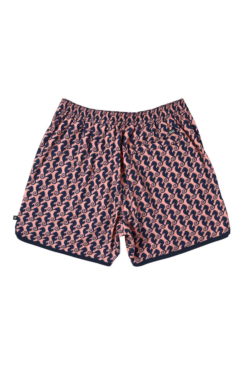 Harbormaster 2N1 5-Inch Swim Trunks, Alternate, color, SEAHORSE CHN-LT CRL