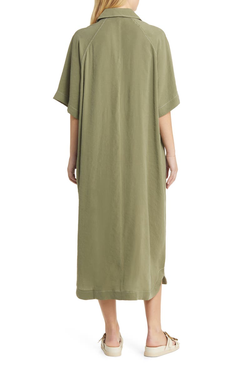 topshop green shirt dress Oversize Shirtdress (Women) WAREHOUSE20