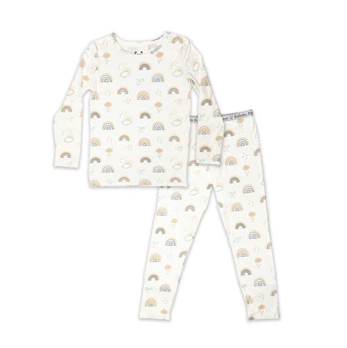 Bellabu Bear Kids' Rainbows Set of 2 Piece Pajamas 