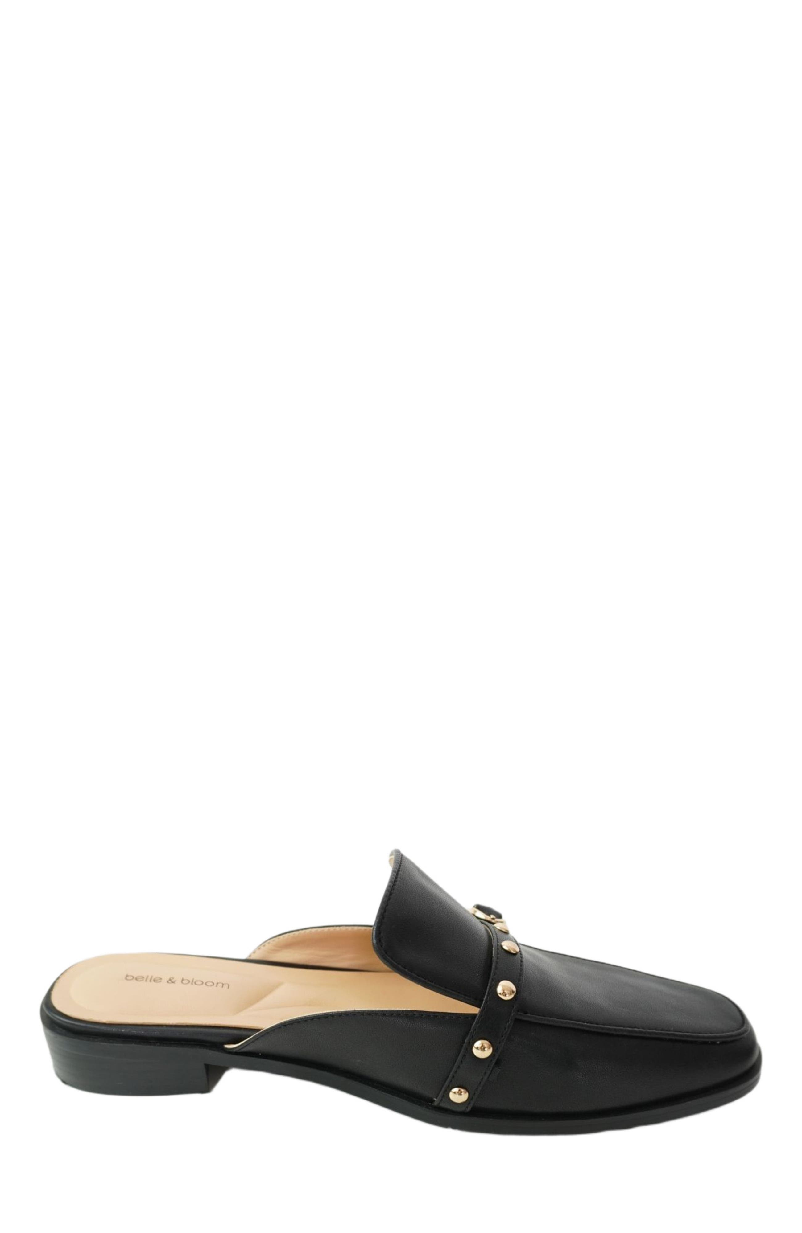 Belle & Bloom How It Feels Charm Loafer Mule, Alternate, color, Black