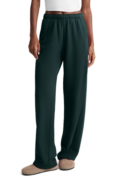 Luxe Fleece Straight Leg Sweat Pants