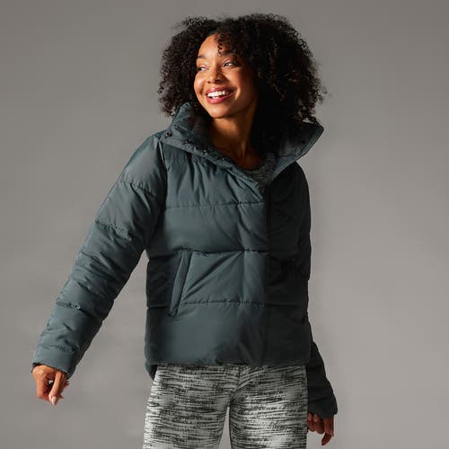 Tavi Winterly Puffer Jacket In Green