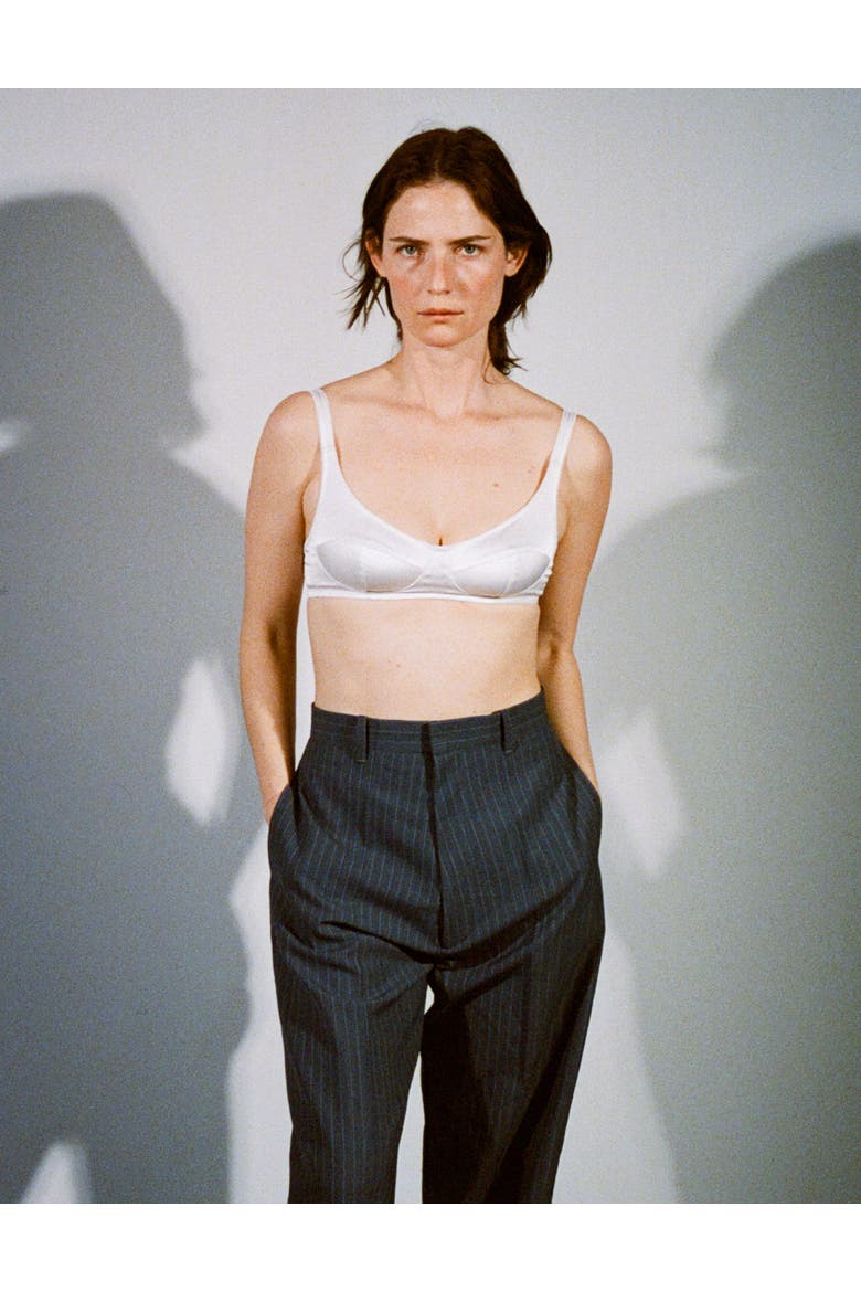 Penelope Bralette Bare, Alternate, color, White