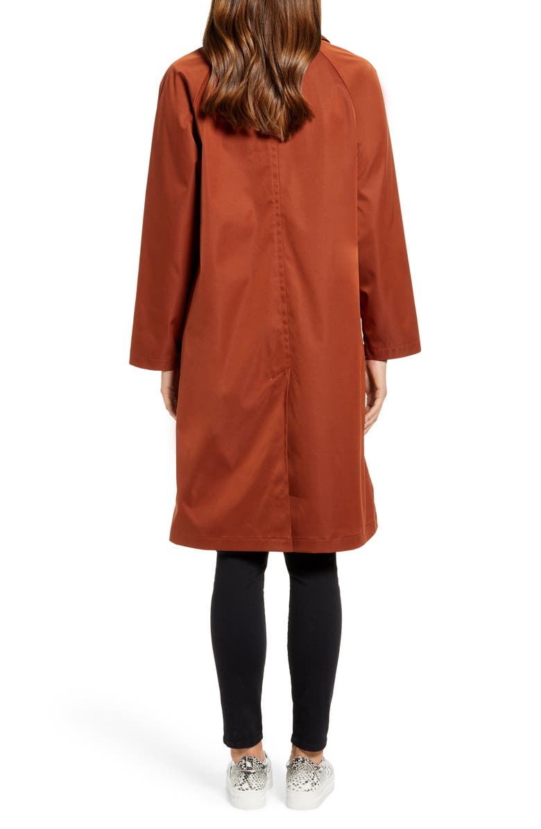 Bernardo Long Water Resistant Microfiber Barn Jacket, Alternate, color,