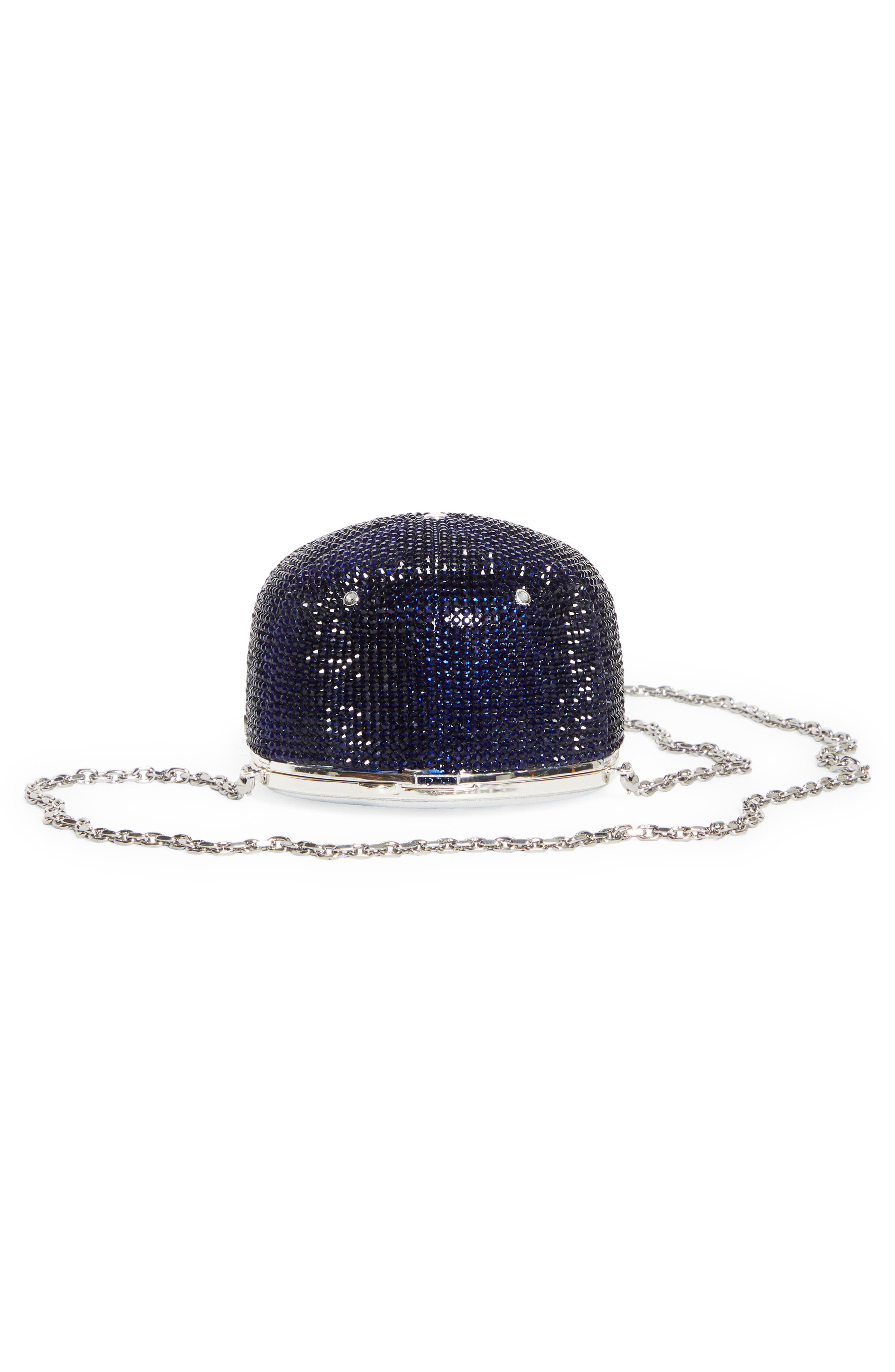 JUDITH LEIBER COUTURE MLB<sup>™</sup> New York Yankees Baseball Cap Clutch, Alternate, color, Silver Dark Indigo Multi