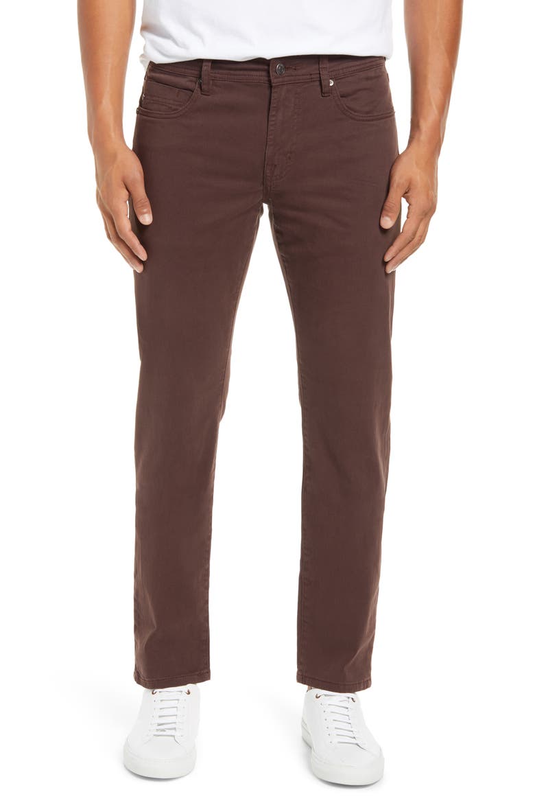 Kingston Modern Men's Straight Leg Twill Pants, Main, color, RAISEN