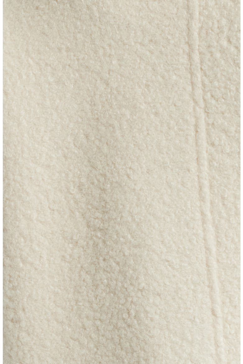 Short Bouclé Coat, Alternate, color, CREAM