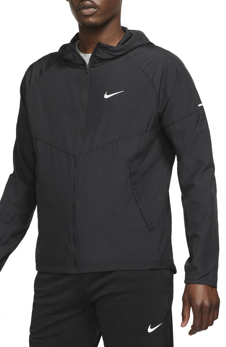 Nike Repel Miler Jacket, Main, color, Black/ Black