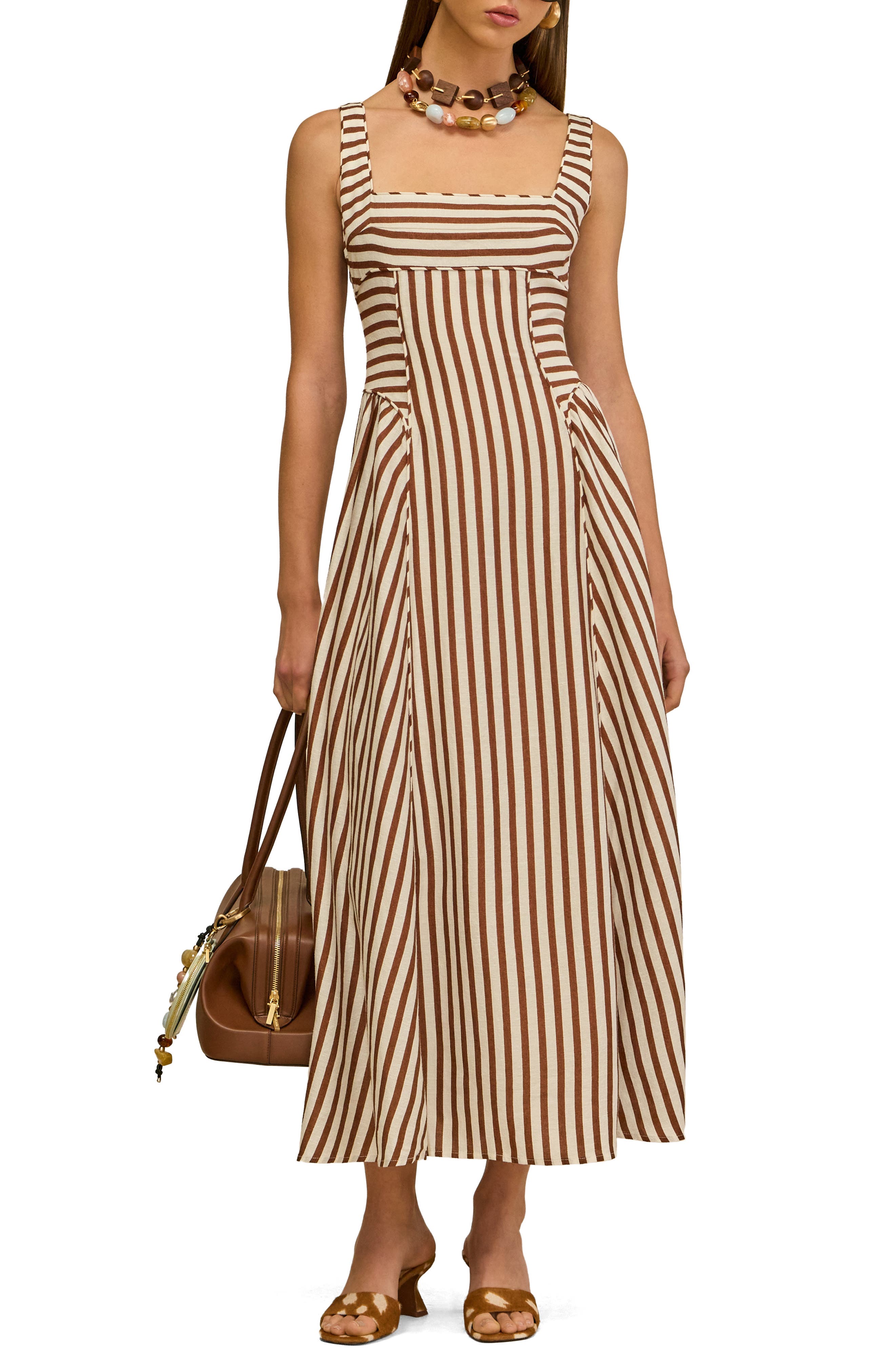 Carla Linen, Wool & Silk Blend Sundress (Women) | Nordstrom