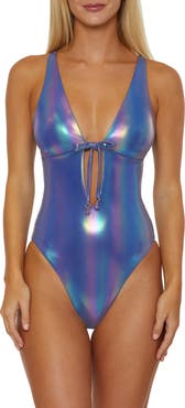Isabella Rose Disco Fever One-Piece Swimsuit