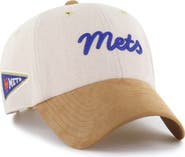 Stoney Clover Lane X '47 Men's '47 x Stoney Clover Lane Natural/Tan New York Mets Script Charm Clean Up Adjustable Hat