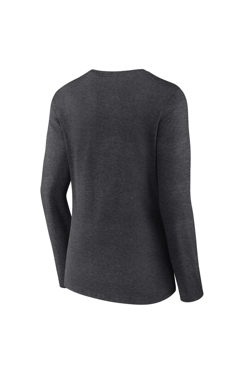 FANATICS Women's Fanatics Branded Heathered Charcoal Colorado Avalanche 2022 Stanley Cup Champions Locker Room V-Neck Long Sleeve T-Shirt, Alternate, color, 