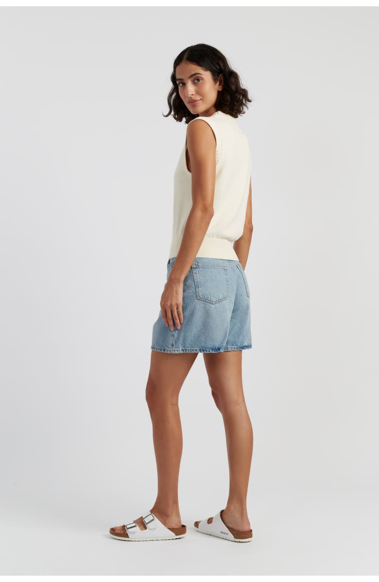 Chinti & Parker Cotton Snoopy Cherry Tank, Alternate, color, Cream