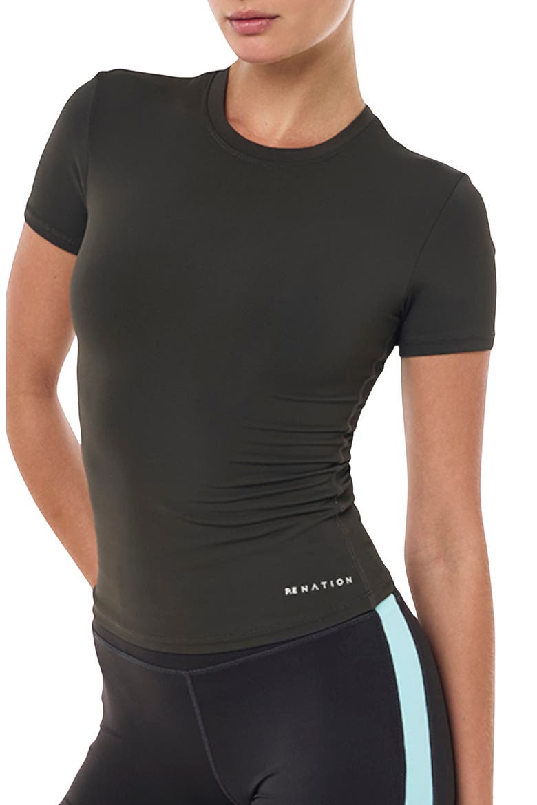 Foundation T-Shirt, Alternate, color, SMOKESTONE