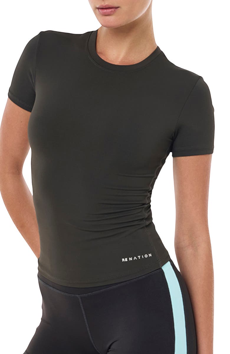 P.E Nation Foundation T-Shirt, Alternate, color, Smokestone