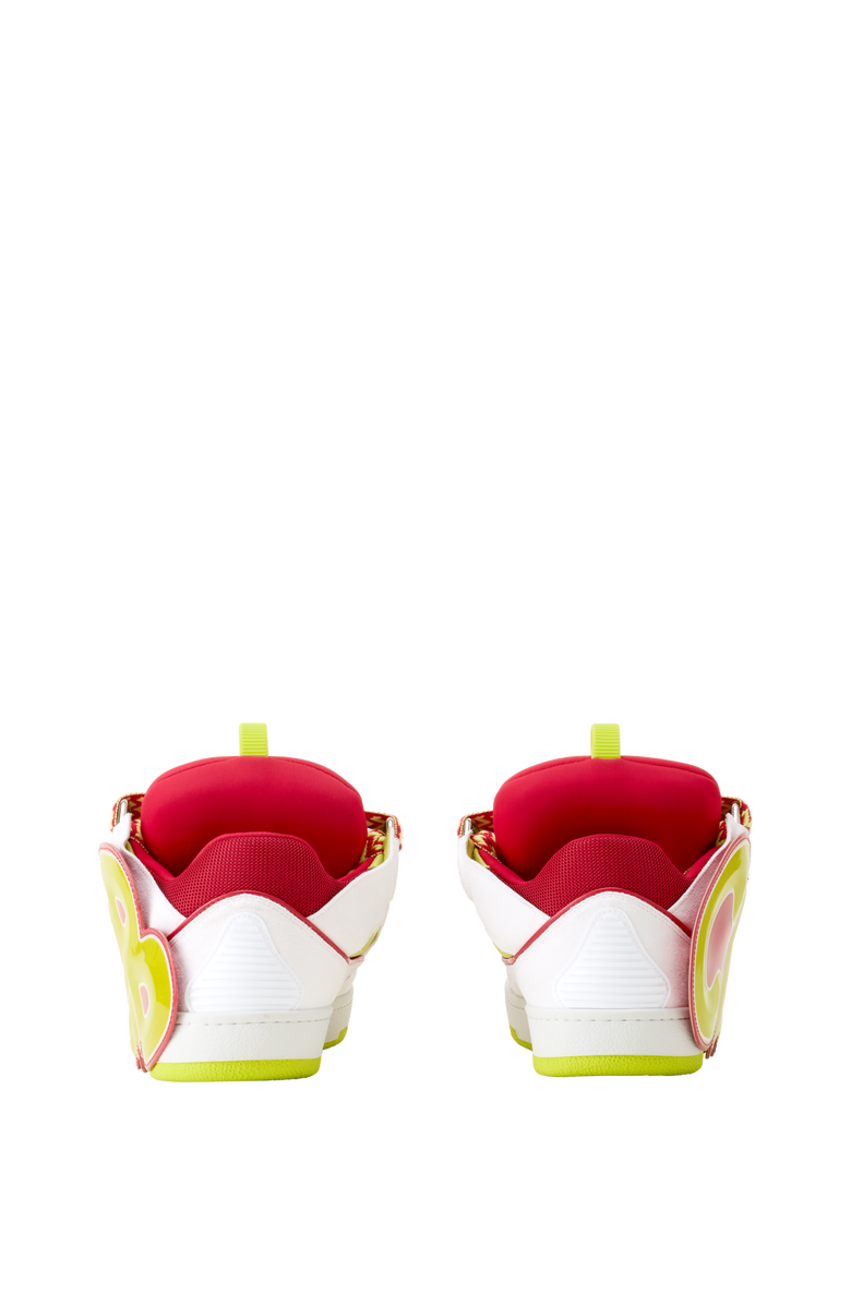 Lanvin Curb Patch Sneakers In Leather, Alternate, color, Colored