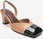 Prologue Shoes Maruelle Block Heel Slingback Pump