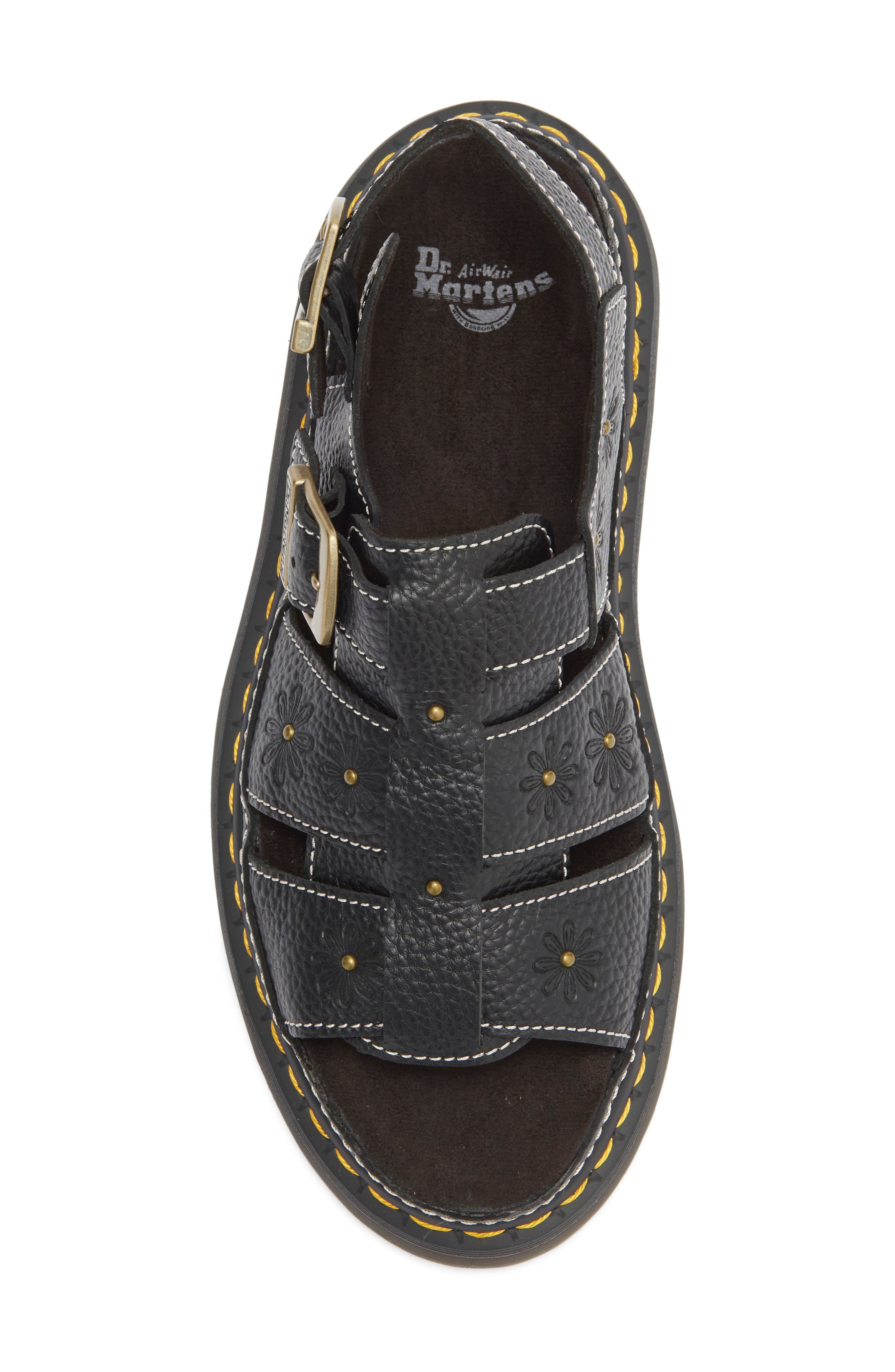 Dr. Martens Wrenile Sandal, Alternate, color, Black