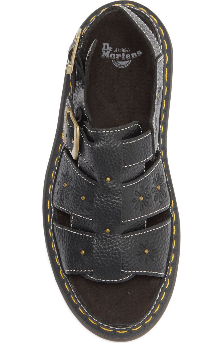 Dr. Martens Wrenile Sandal, Alternate, color, Black