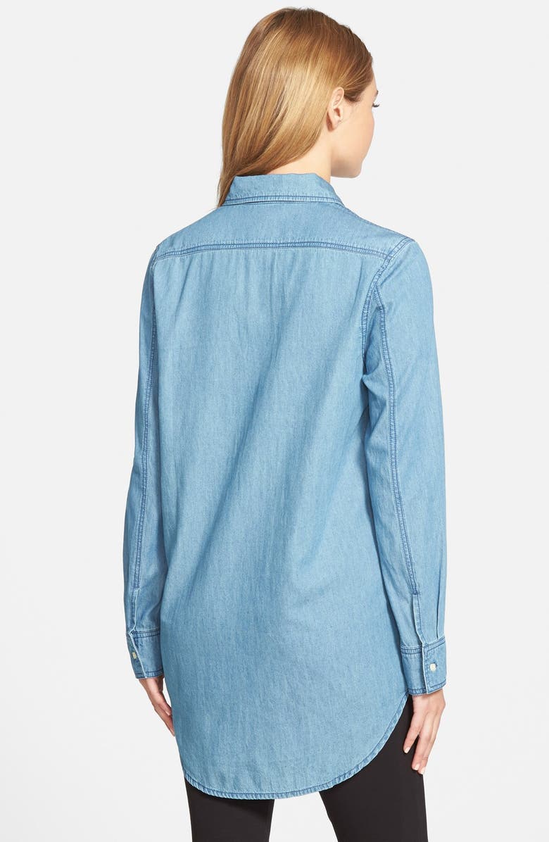 cupcakes and cashmere 'Golden State' Chambray Shirt, Alternate, color,