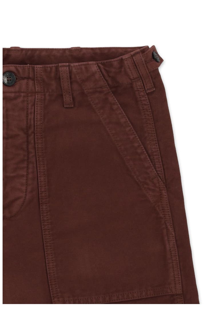 Wnewfatigue Moleskin Fatigue Trousers, Alternate, color, Burgundy