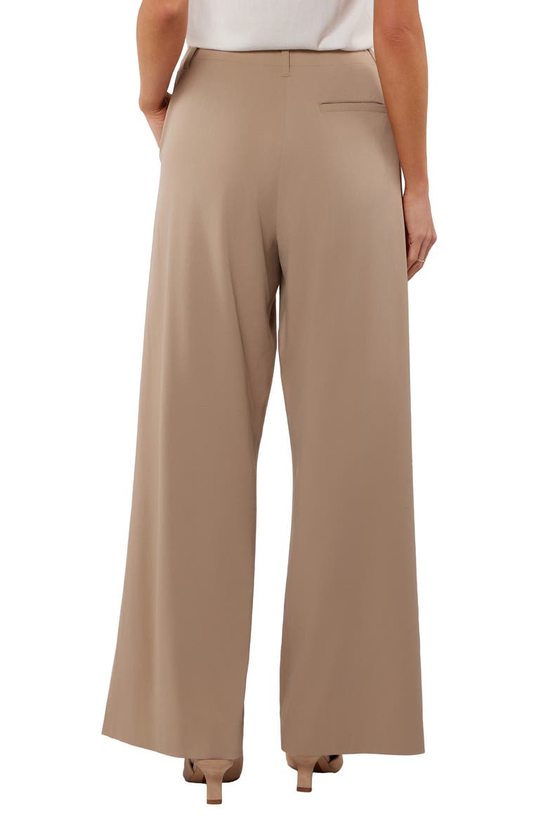 Thompson Wide Leg Trousers, Alternate, color, KHAKI