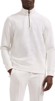 Bugatchi Soft Touch Quarter Zip Sweatshirt