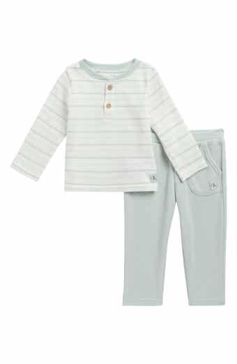 Long Sleeve Henley & Knit Pants Set