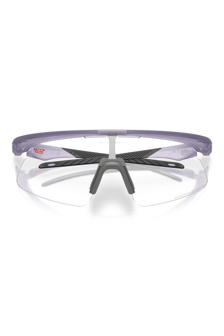Gender Inclusive Rslv Lite 50mm Photochromic Rectangular Sunglasses, Alternate, color, MATTE TRANS LILAC
