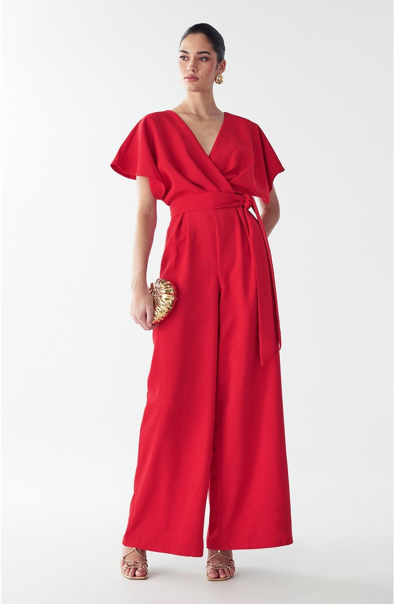 BWLDR Shana Jumpsuit, Alternate, color, Red