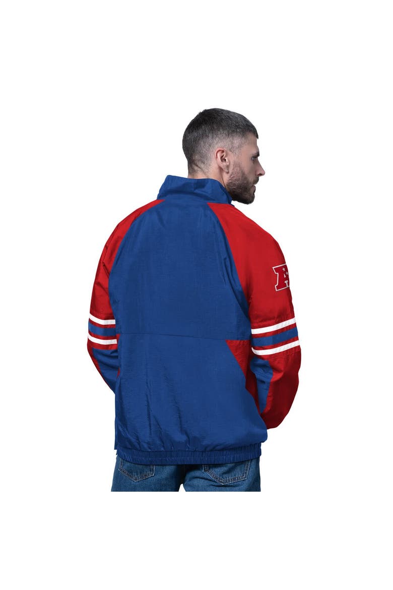 Men's Starter Royal Buffalo Bills Prospect Half-Zip Pullover, Alternate, color, Royal