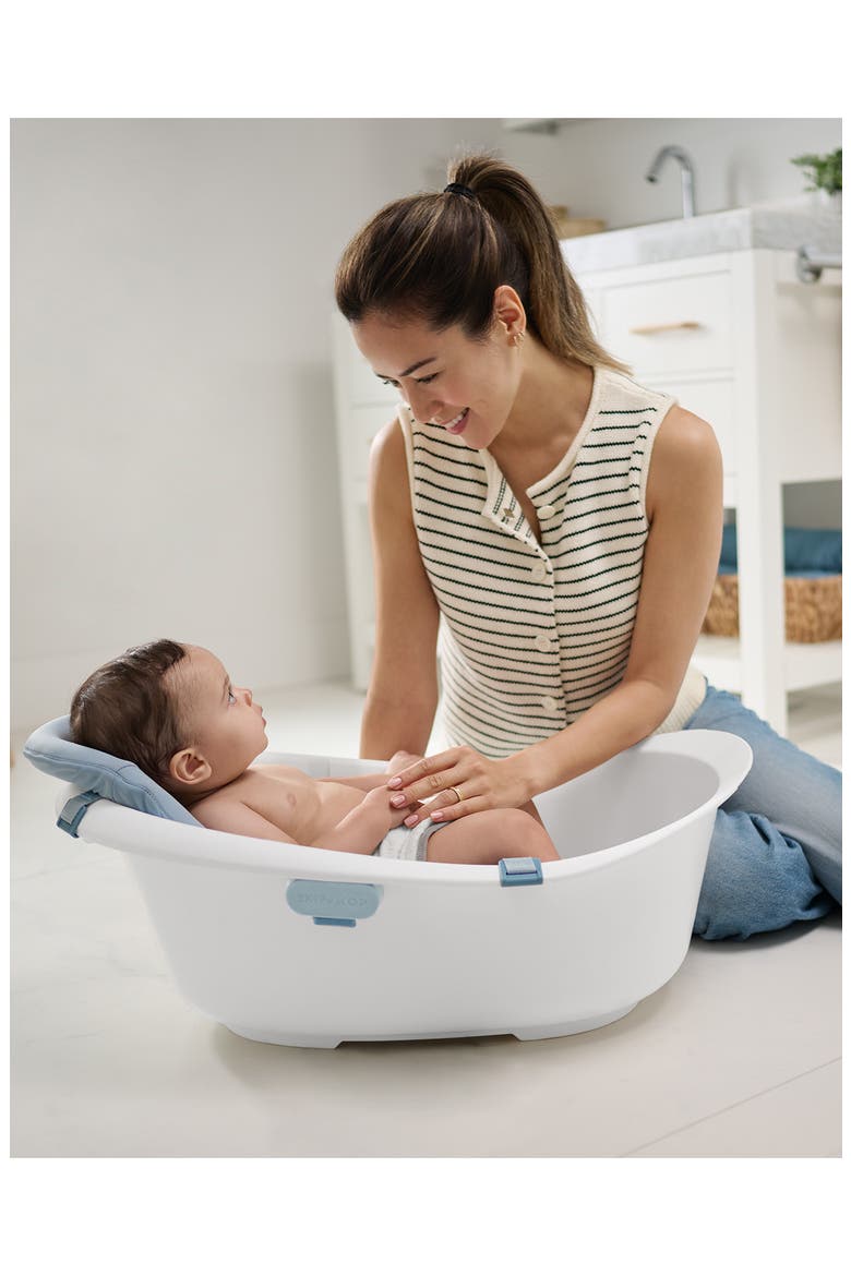 Wave 4-in-1 Baby Bath Tub, Alternate, color, BLUE