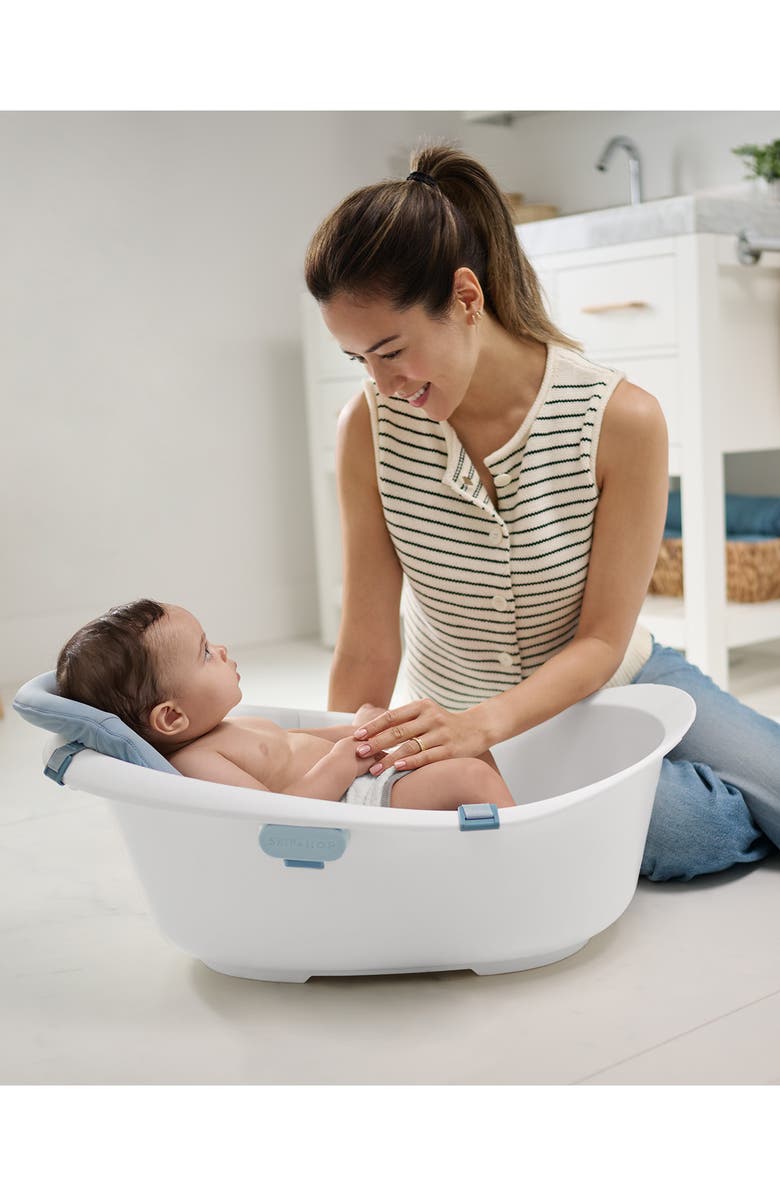 Skip Hop Wave 4-in-1 Baby Bath Tub, Alternate, color, Blue