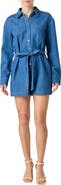 English Factory Long Sleeve Denim Romper