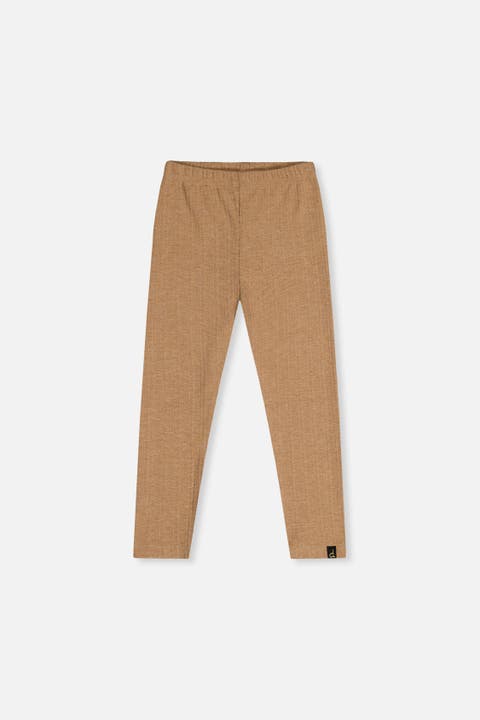 Jacquard Chevron Elastic Waist Leggings