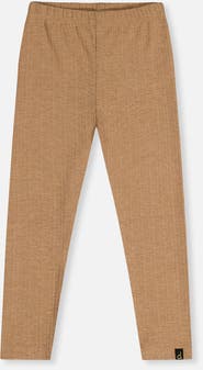 Deux par Deux Jacquard Chevron Elastic Waist Leggings