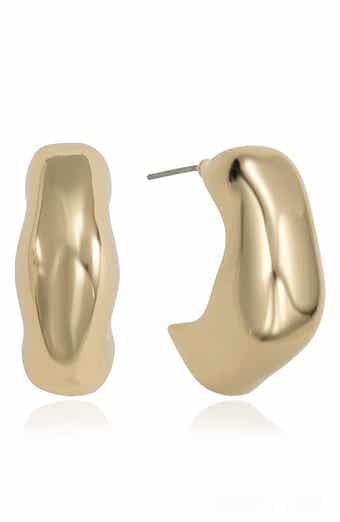 Wavy Hoop Earrings