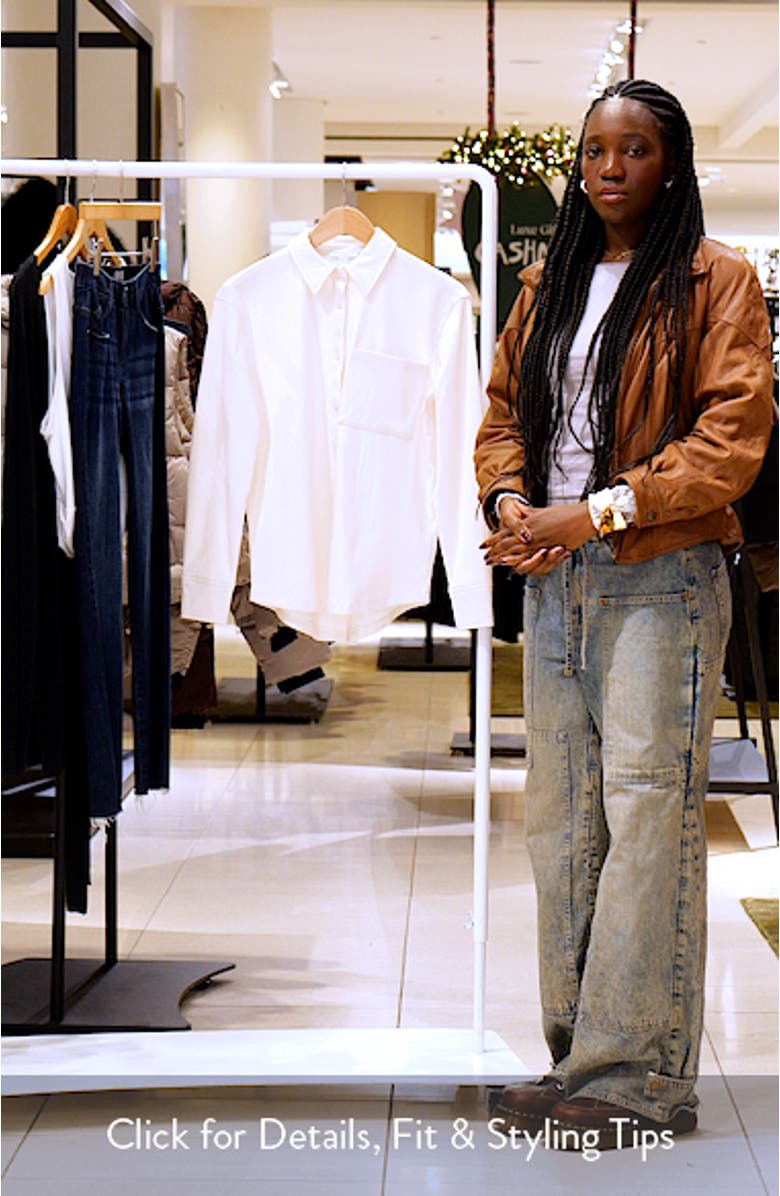 Breathe Easy Corduroy Button-Up Shirt, sales video thumbnail