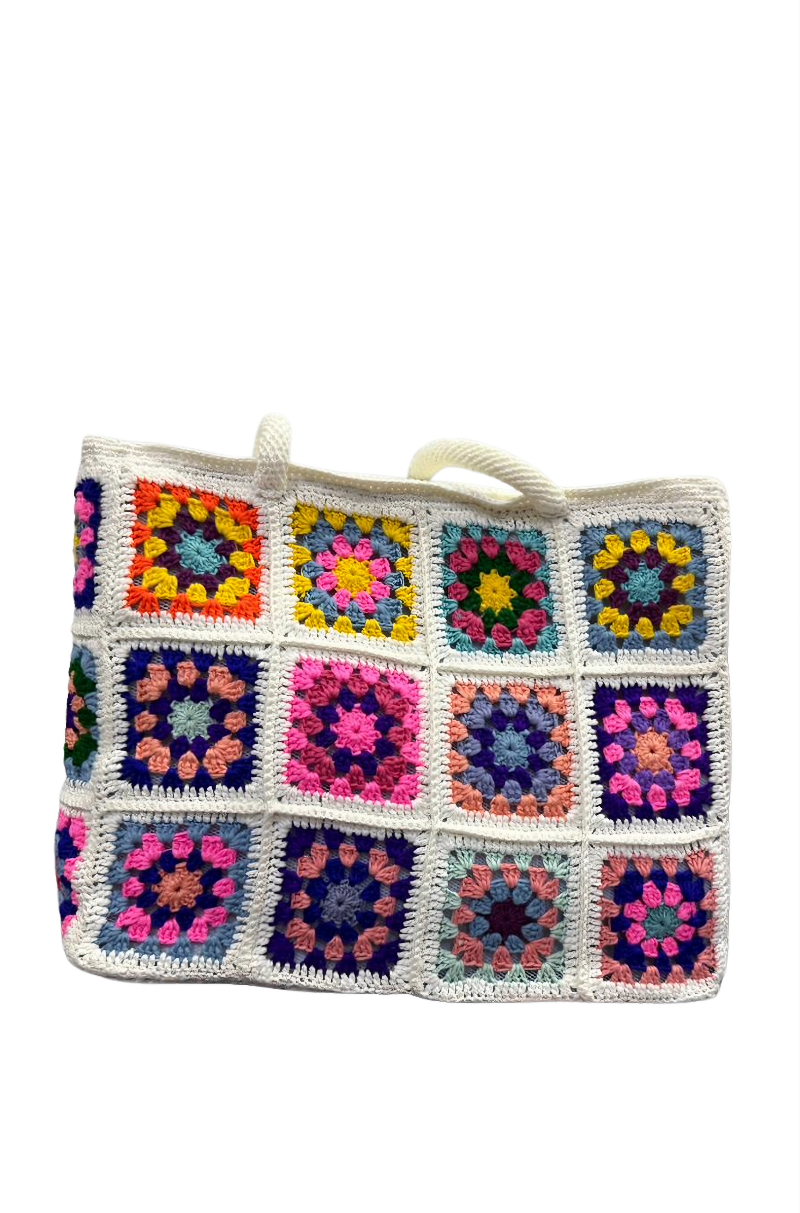 Solomon & Sage Classic Handmade Shoulder Crochet Bag, Main, color, Multi Color
