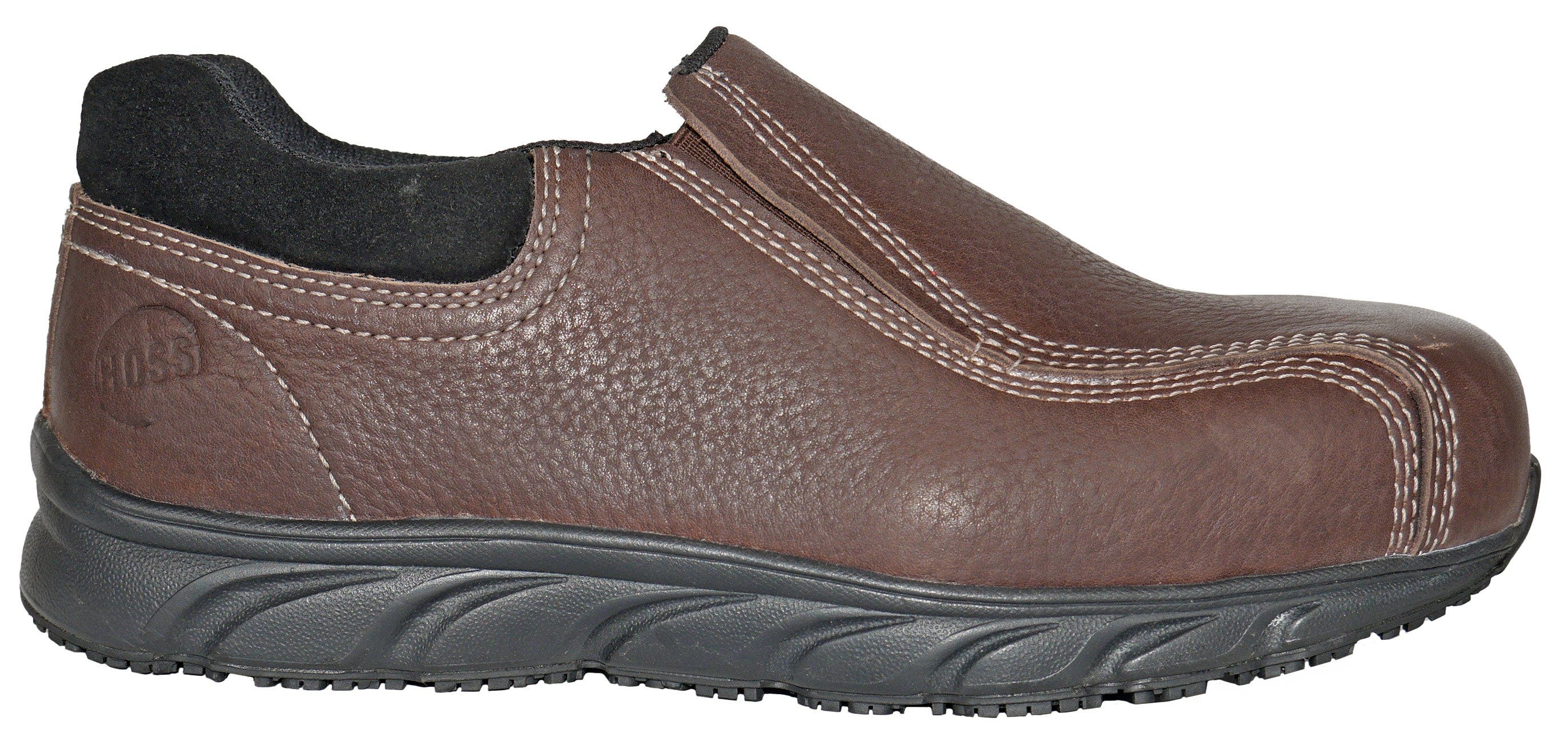 Hoss Boot Company HOSS Transfer SD Mens Composite Toe Static Dissipative Work Shoe, Alternate, color, Brown
