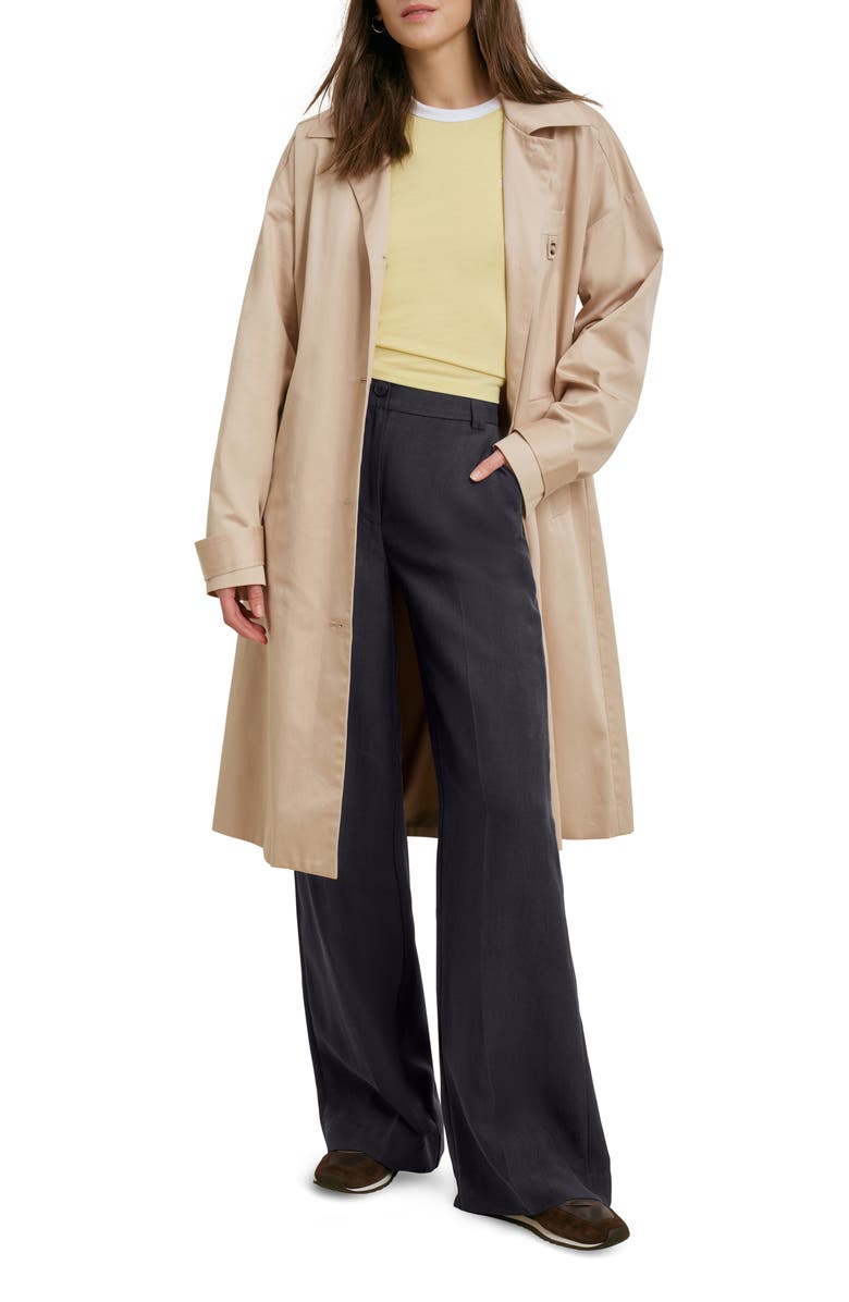 Favorite Daughter The Easy Trench Coat, Main, color, Light Khaki