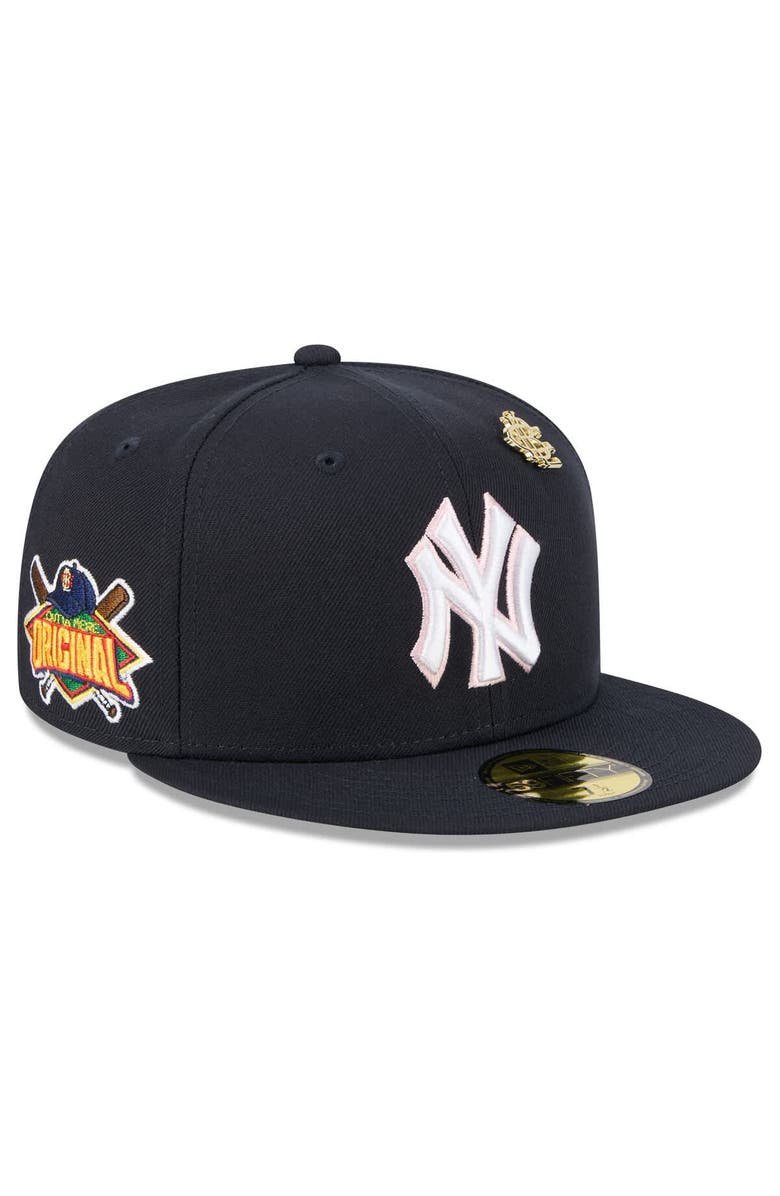 New Era Men's New Era Navy New York Yankees 2025 Big League Chew 59FIFTY Fitted Hat, Alternate, color,