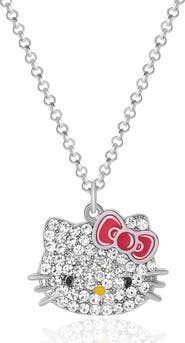 Hello Kitty Fashion Pave Crystal Necklace