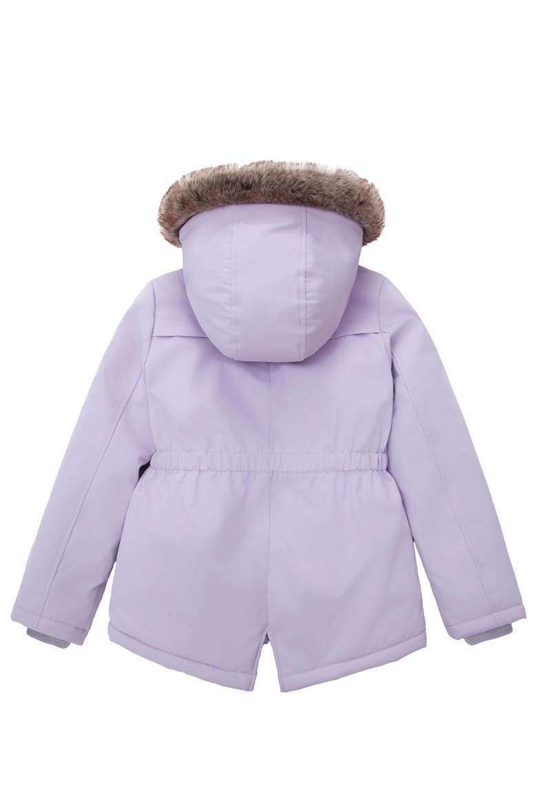 Kids' Cozy Fleece-Lined Parka, Alternate, color, Purple