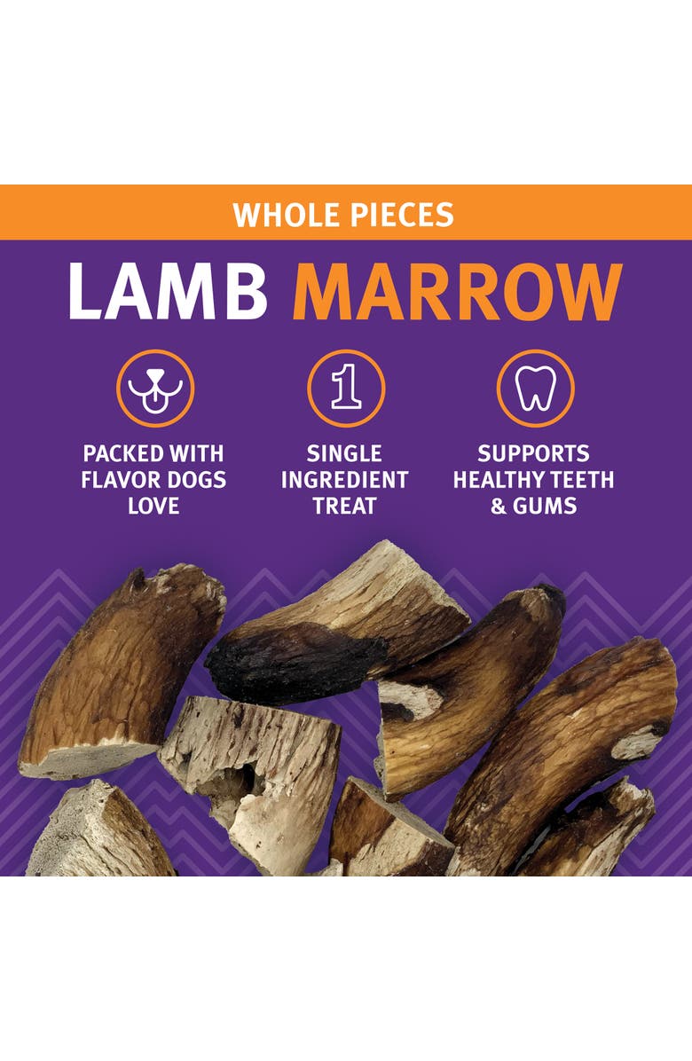 ICELANDIC+ Lamb Marrow Whole Pieces 4 oz Bag, Alternate, color, Multicolored