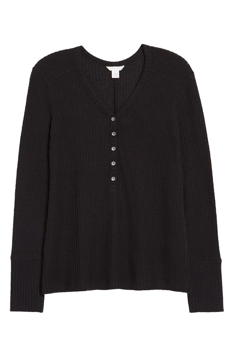 Caslon<sup>®</sup> High Cuff Henley Top, Alternate, color,