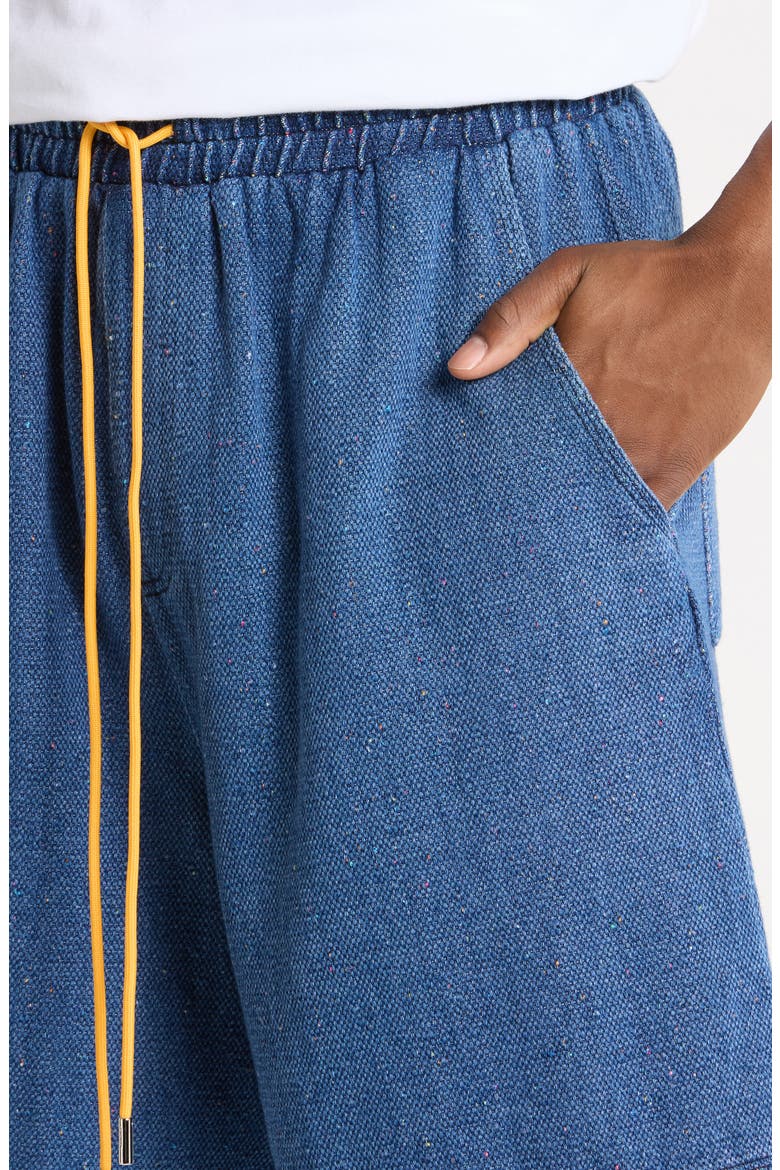Dropoff Drawstring Shorts, Alternate, color, INDIGO/ RED